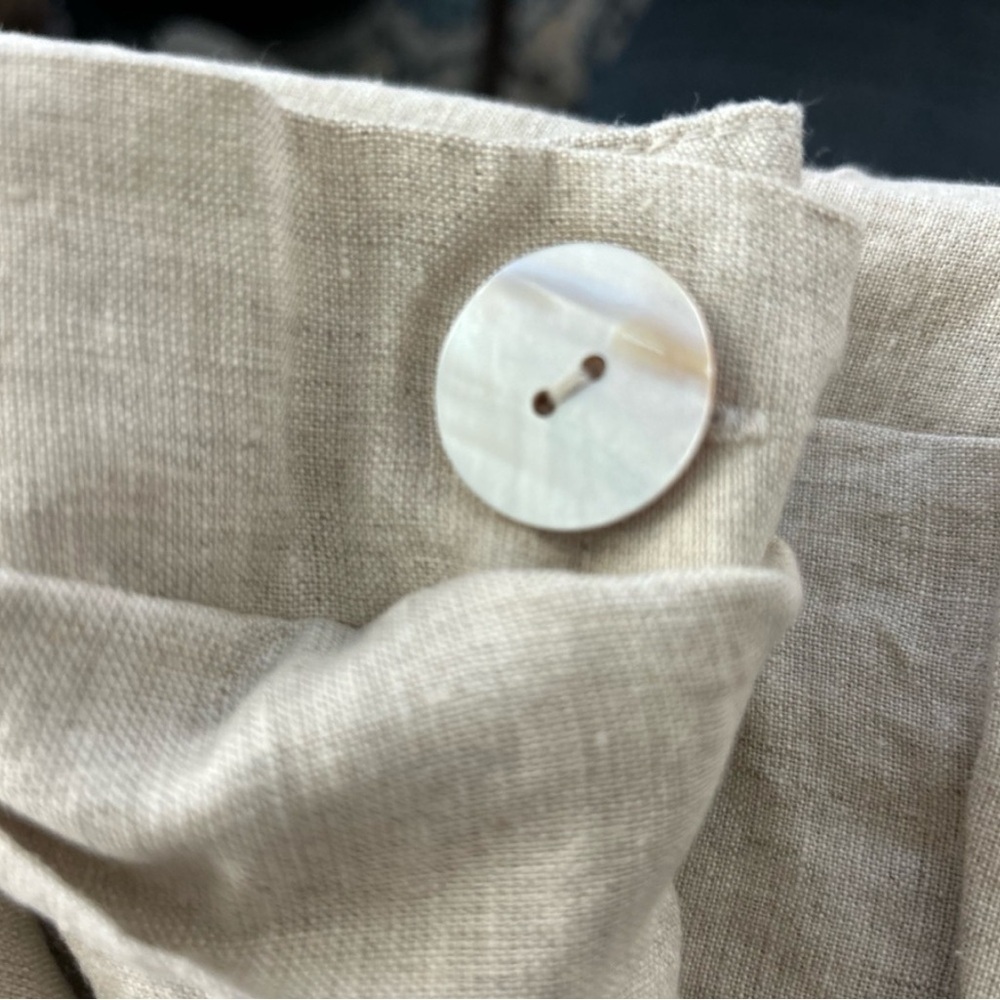 NWT Pom Pom at Home Natural Linen King Size Duvet Cover with 2 King Shams Flax - Picture 6 of 6